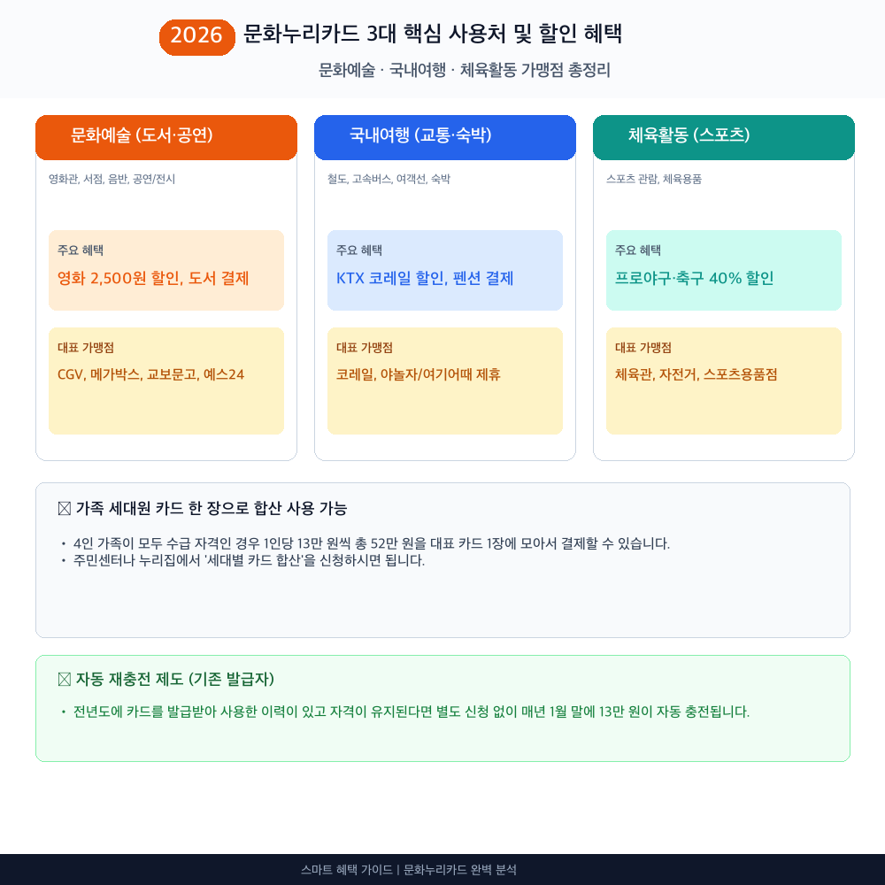 문화누리카드 인포그래픽 카드뉴스